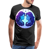 Thumbnail for Men's Magic Gemini Premium T-Shirt - black