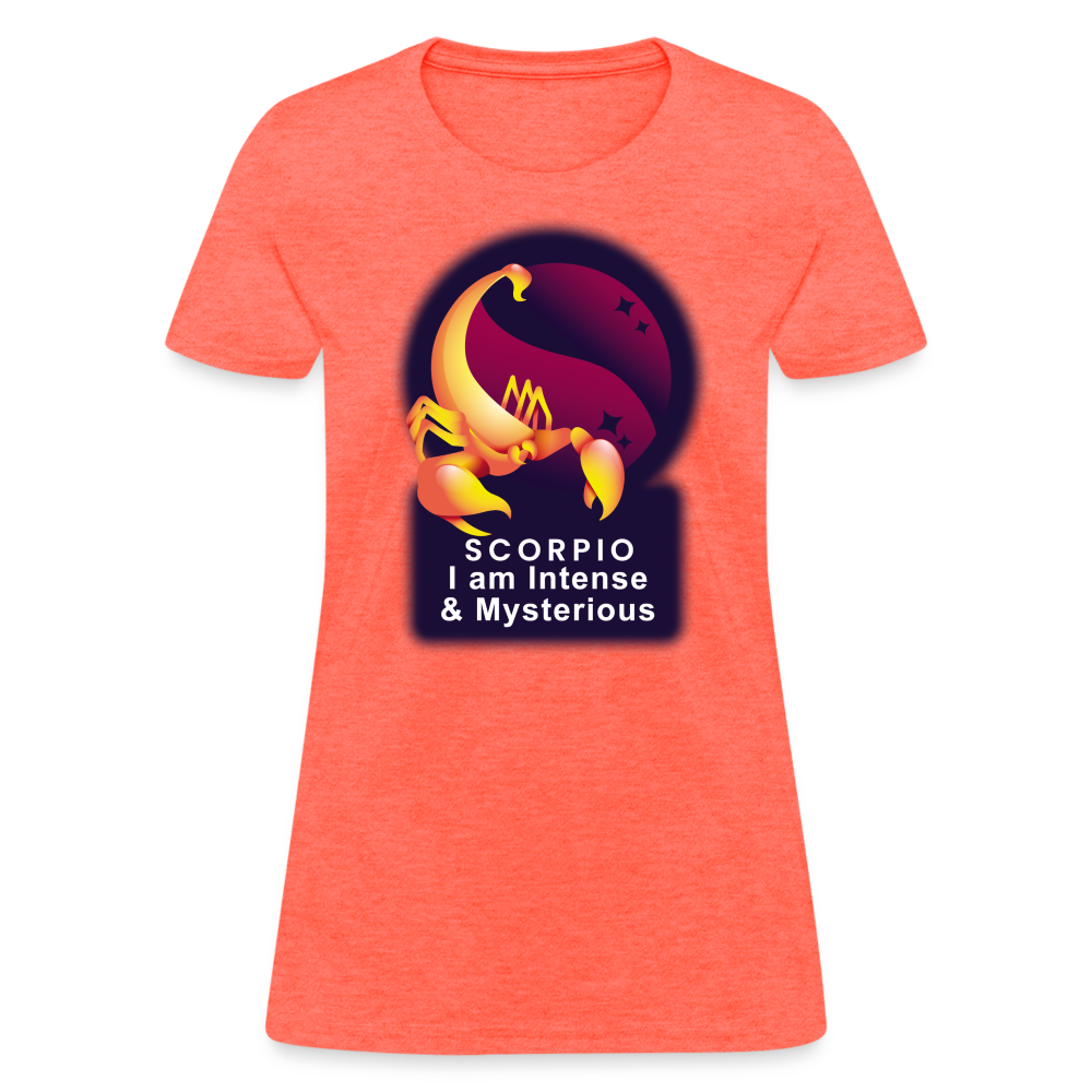 Women's Glow Scorpio T-Shirt - heather coral