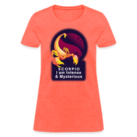 Thumbnail for Women's Glow Scorpio T-Shirt - heather coral