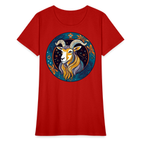 Thumbnail for Women's Mythical Capricorn T-Shirt - red