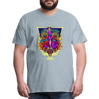 Thumbnail for Men's Psychedelic Premium T-Shirt - heather ice blue