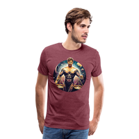 Thumbnail for Men's Mythical Libra Premium T-Shirt - heather burgundy