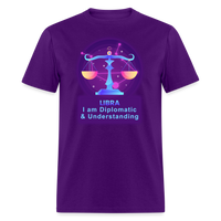 Thumbnail for Men's Neon Libra Classic T-Shirt - purple