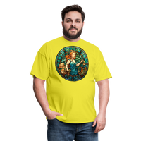 Thumbnail for Men's Mosaic Virgo Classic T-Shirt - yellow