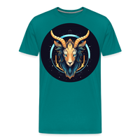 Thumbnail for Men's Mystic Capricorn Premium T-Shirt - teal