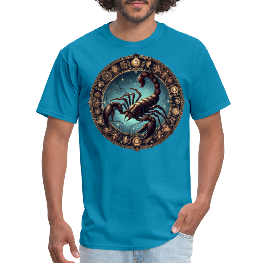 Men's Mythical Scorpio Classic T-Shirt - turquoise