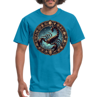 Thumbnail for Men's Mythical Scorpio Classic T-Shirt - turquoise