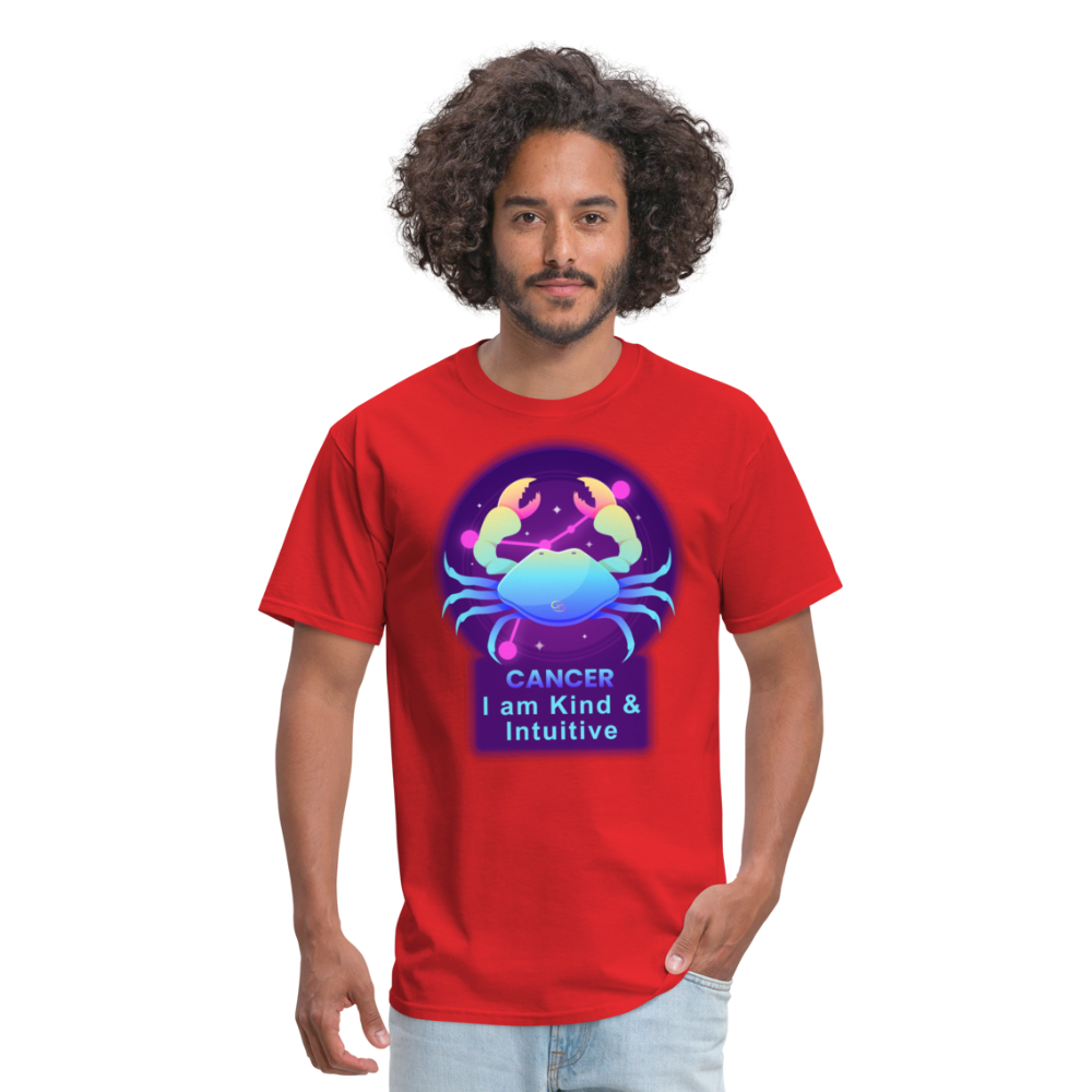 Men's Neon Cancer Classic T-Shirt - red