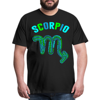 Thumbnail for Men's Power Words Scorpio Premium T-Shirt - black