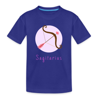 Thumbnail for Kid’s Astro Toon Sagittarius Premium Organic T-Shirt - royal blue