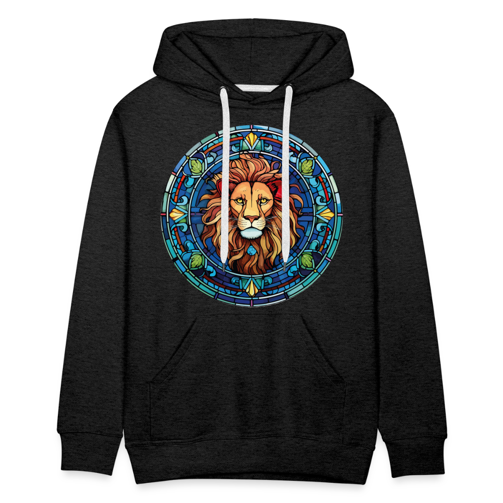 Men’s Mosaic Leo Premium Hoodie - charcoal grey