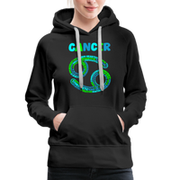 Thumbnail for Women's Power Words Cancer Premium Hoodie - black