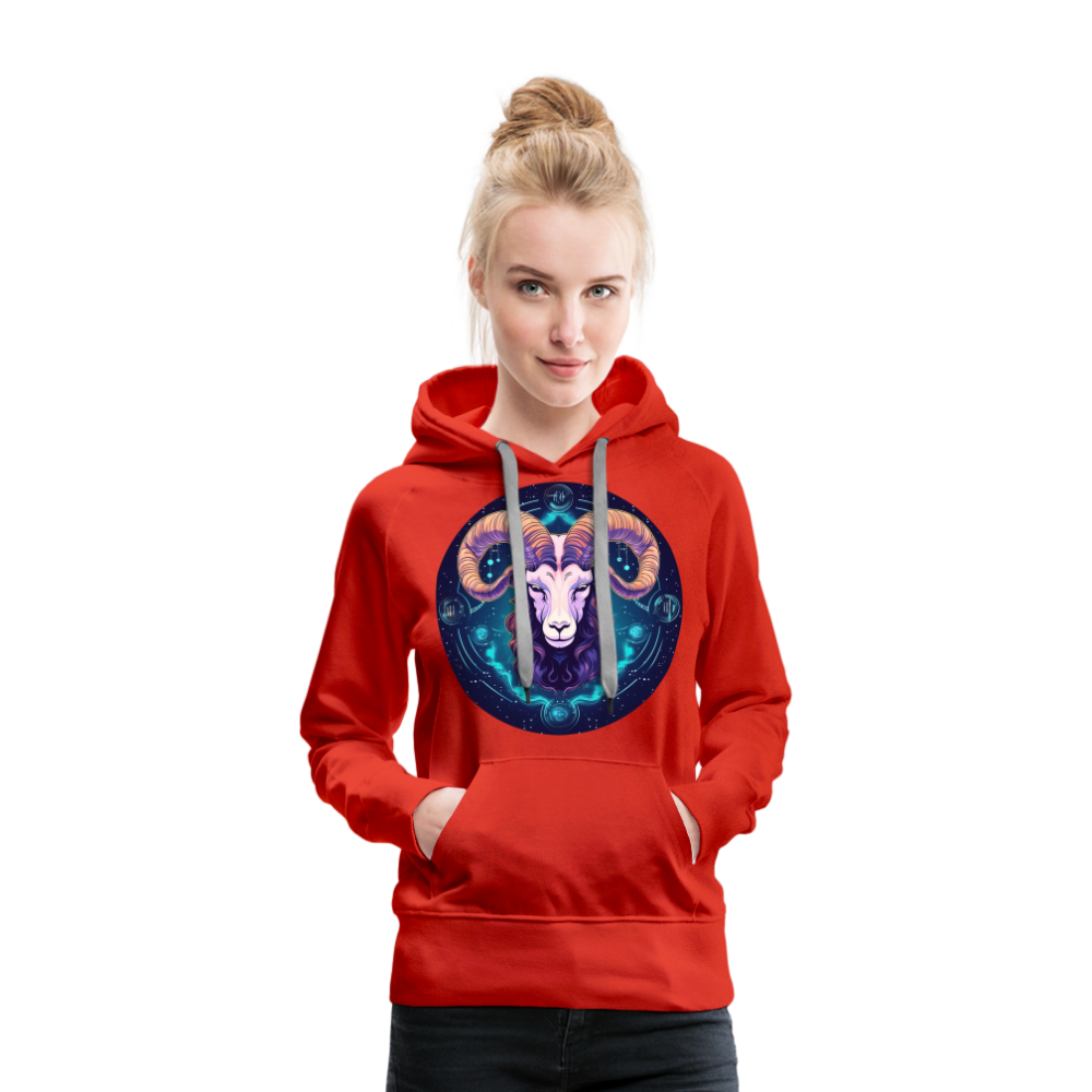 Women’s Magic Capricorn Premium Hoodie - red