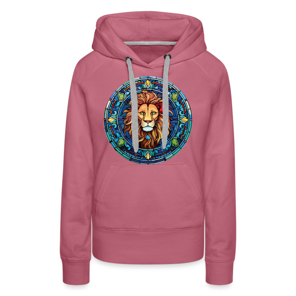 Women’s Mosaic Leo Premium Hoodie - mauve