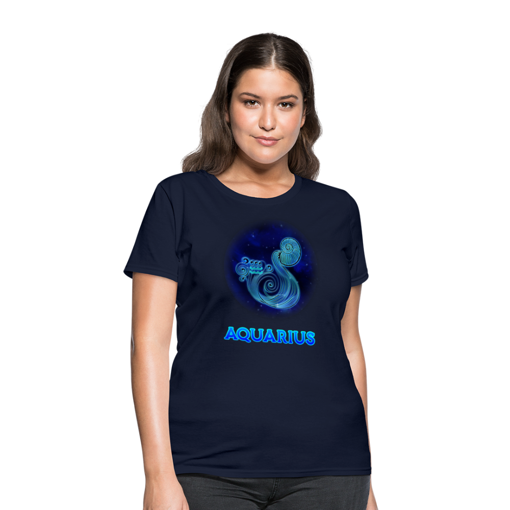 Women's Stellar Aquarius T-Shirt - navy