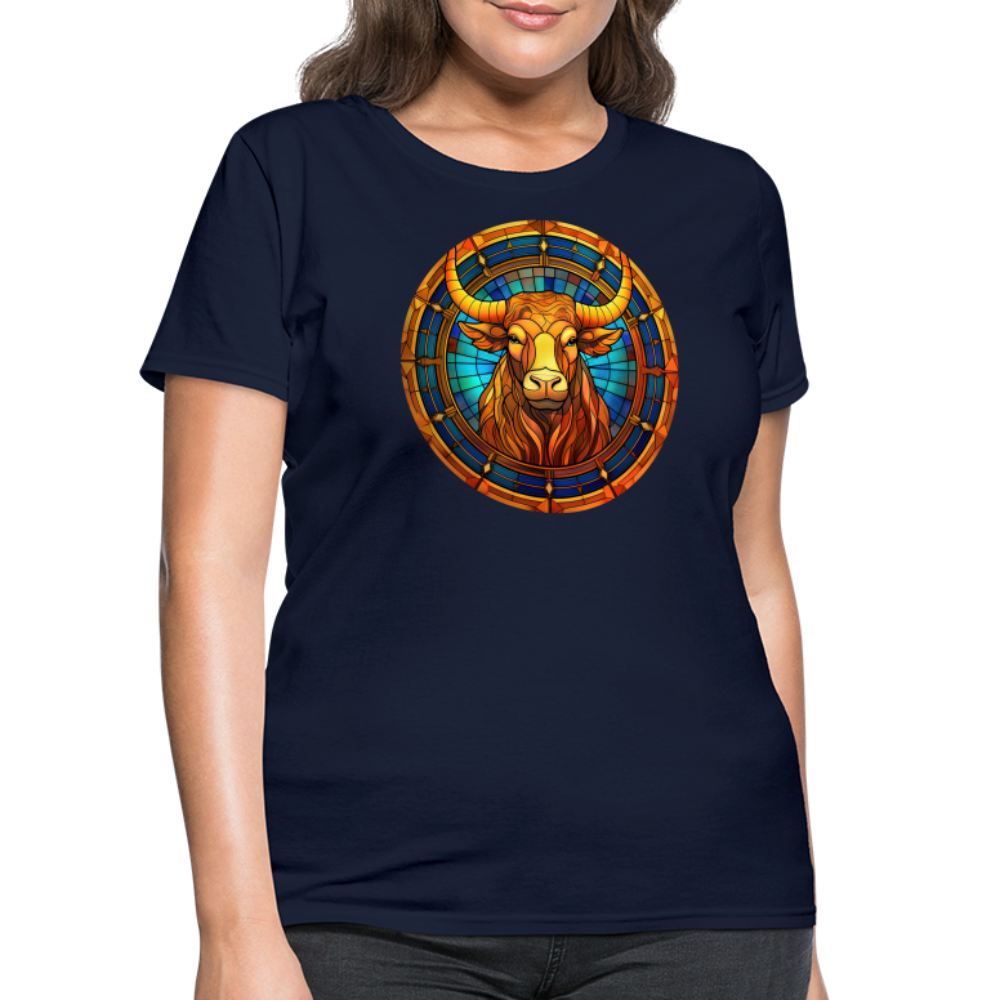 Women's Mosaic Taurus T-Shirt - navy