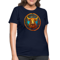 Thumbnail for Women's Mosaic Taurus T-Shirt - navy