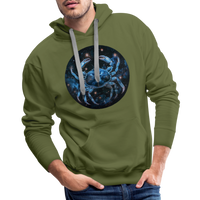 Thumbnail for Men’s Mythical Cancer Premium Hoodie - olive green