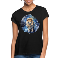 Thumbnail for Women's Mythical Leo Relaxed Fit T-Shirt - black