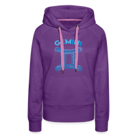 Thumbnail for Women's Power Words Gemini Premium Hoodie - purple 