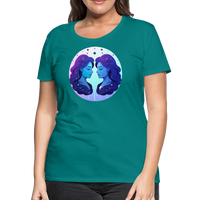 Thumbnail for Women’s Magic Gemini Premium T-Shirt - teal