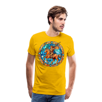 Thumbnail for Men's Mosaic Sagittarius Premium T-Shirt - sun yellow