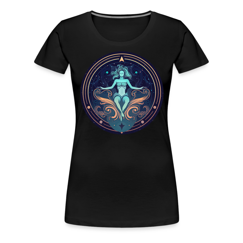 Women’s Mystic Aquarius Premium T-Shirt - black