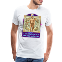 Thumbnail for Men's Mythical Virgo Premium T-Shirt - white