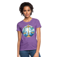 Thumbnail for Women's Mythical Libra T-Shirt - purple heather