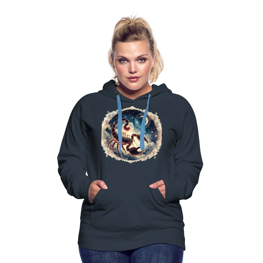 Women’s Mythical Scorpio Premium Hoodie - navy