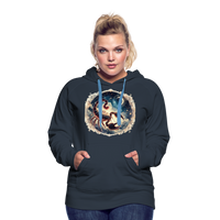 Thumbnail for Women’s Mythical Scorpio Premium Hoodie - navy