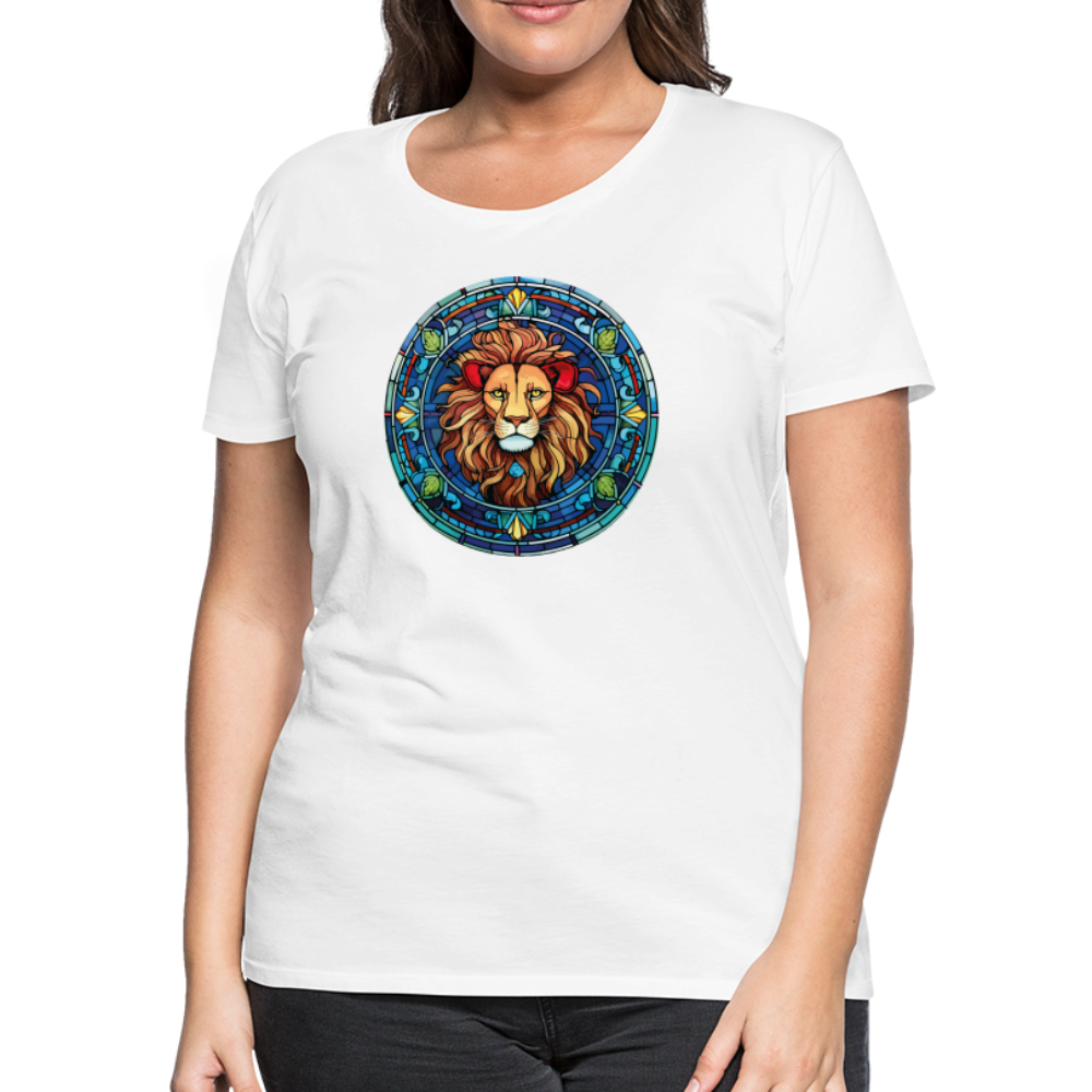 Women's Mosaic Leo Premium T-Shirt - white