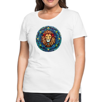 Thumbnail for Women's Mosaic Leo Premium T-Shirt - white