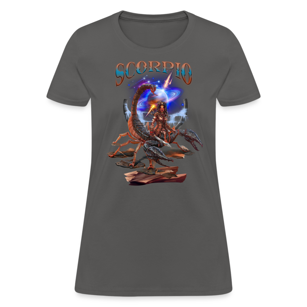 Women's Astral Scorpio T-Shirt - charcoal