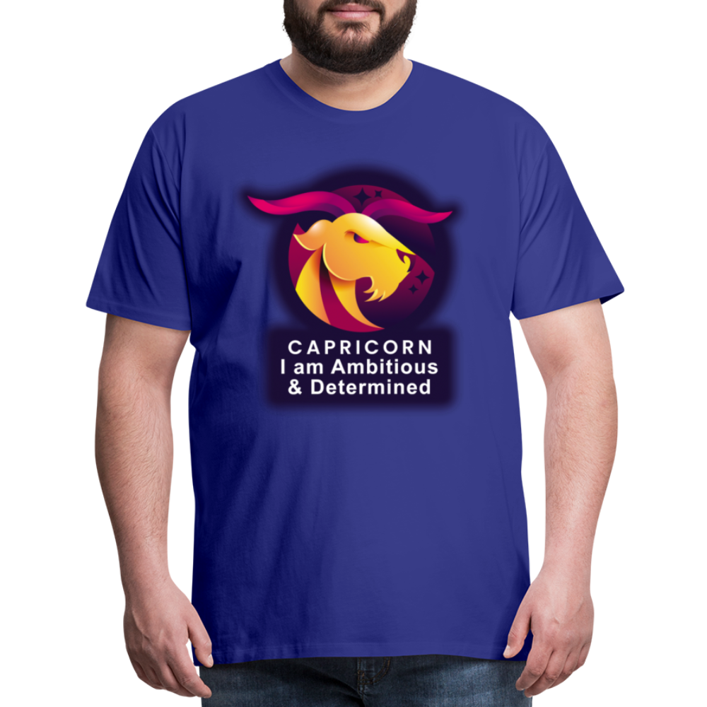 Men's Glow Capricorn Premium T-Shirt - royal blue