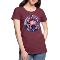 Thumbnail for Women’s Mythical Cancer Premium T-Shirt - heather burgundy