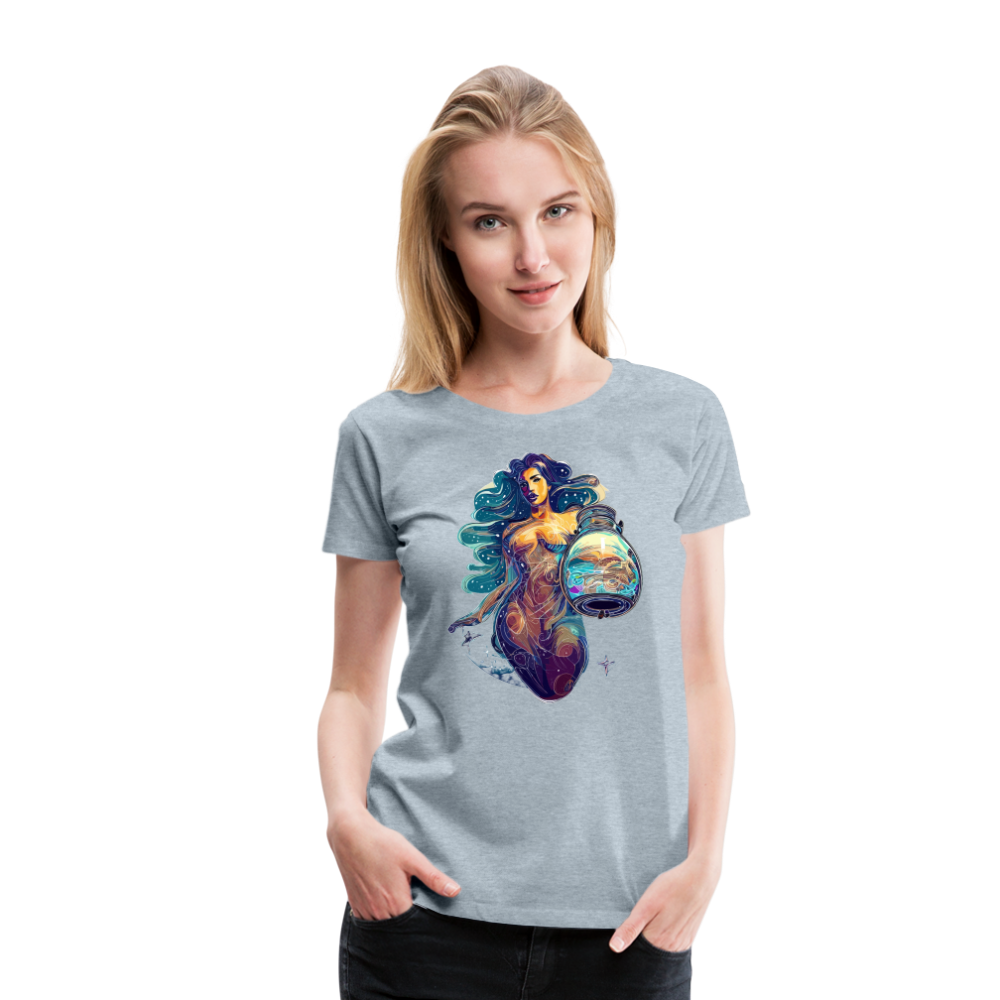 Women’s Mythical Aquarius Premium T-Shirt - heather ice blue