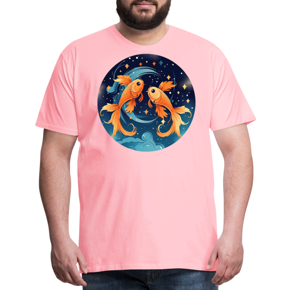 Men's Magic Pisces Premium T-Shirt - pink