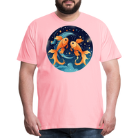 Thumbnail for Men's Magic Pisces Premium T-Shirt - pink