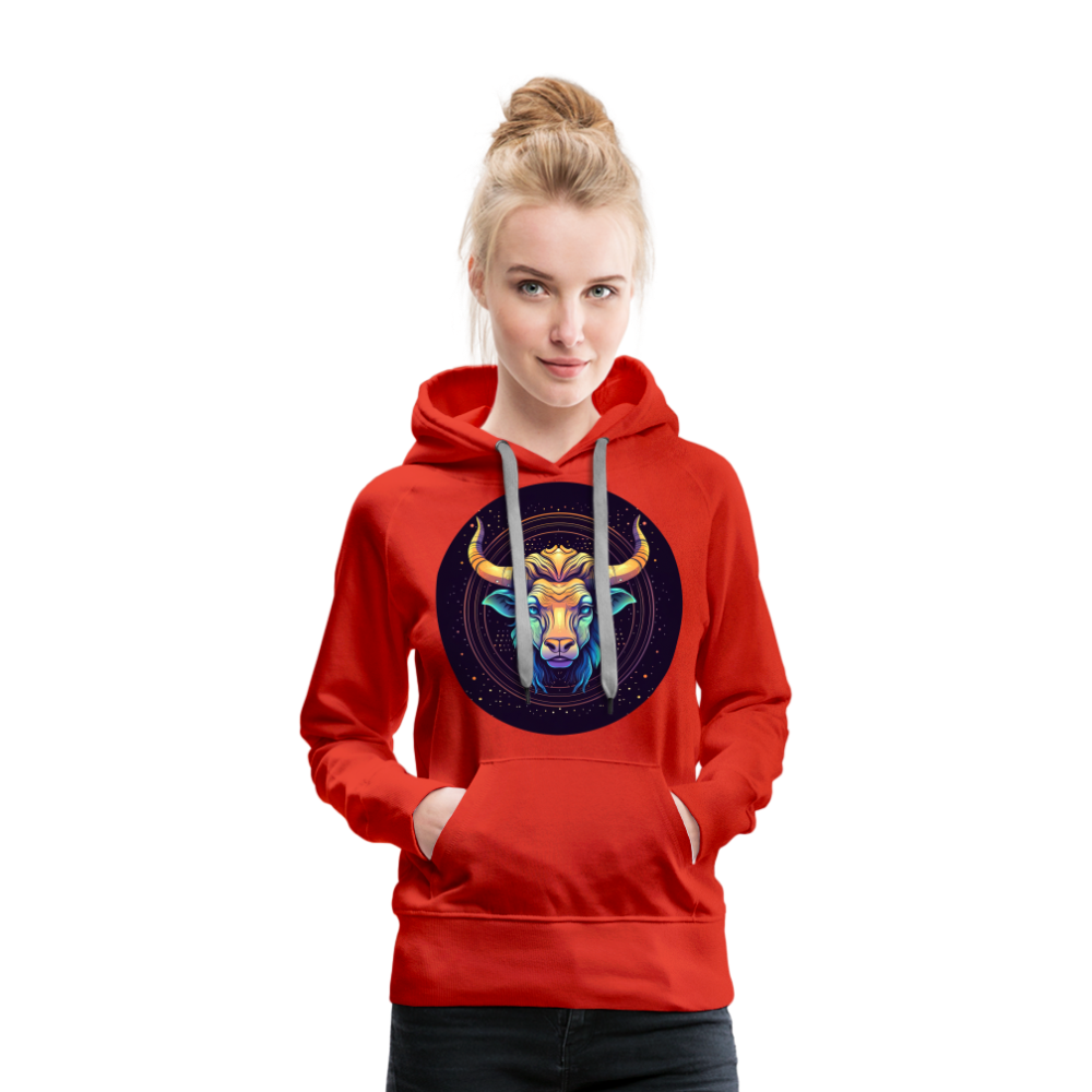 Women’s Magic Taurus Premium Hoodie - red