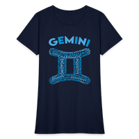 Thumbnail for Women's Power Words Gemini T-Shirt - navy