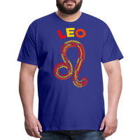 Thumbnail for Men's Power Words Leo Premium T-Shirt - royal blue