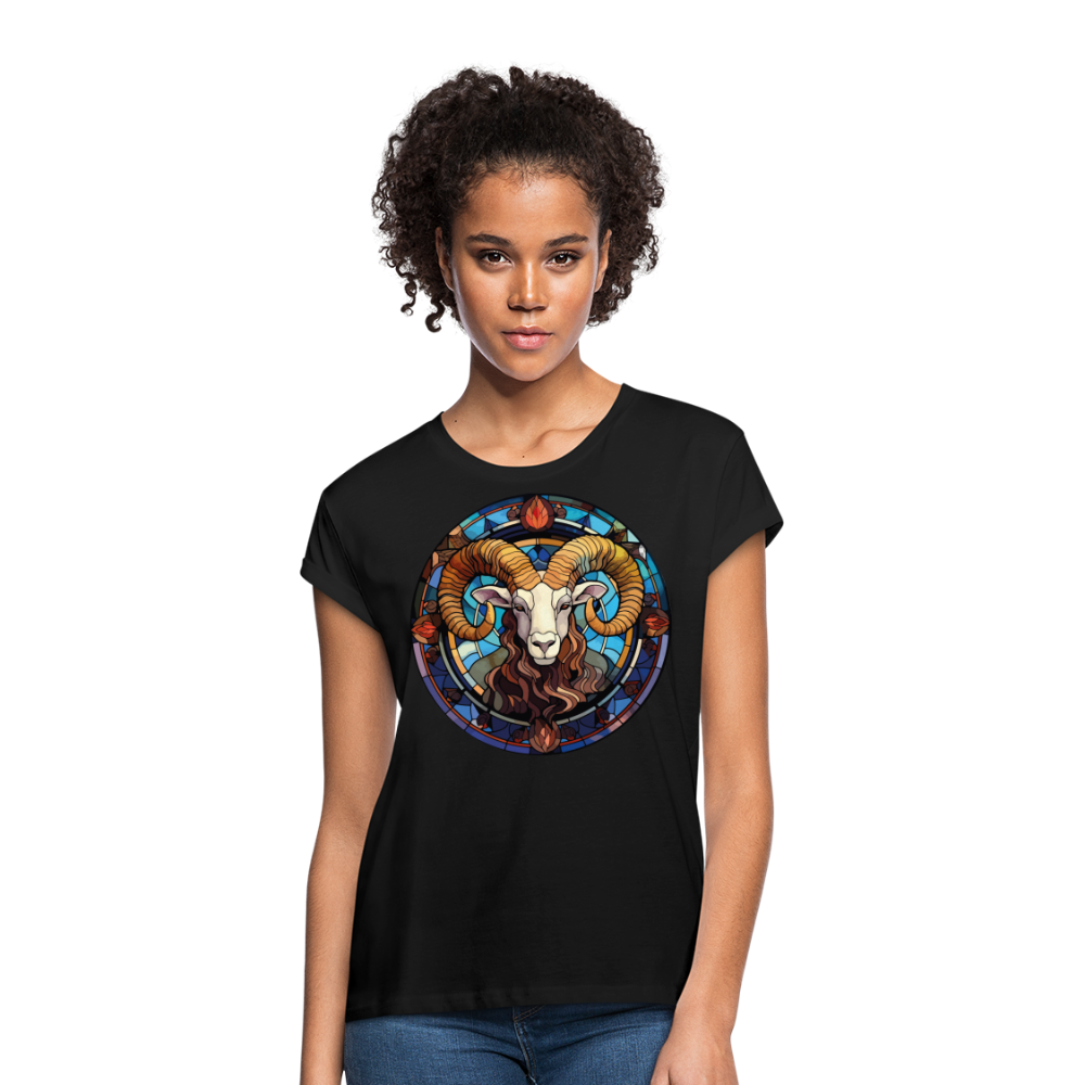 Women's Mosaic Aries Relaxed Fit T-Shirt - black