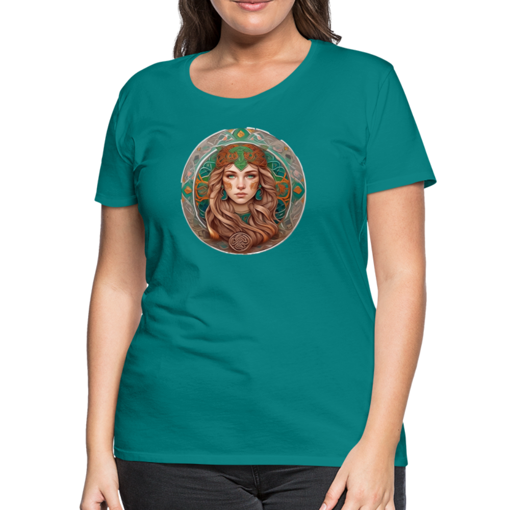 Women’s Mythical Virgo Premium T-Shirt - teal