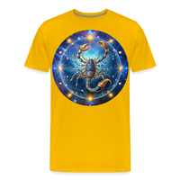 Thumbnail for Men's Symbol Scorpio Premium T-Shirt - sun yellow