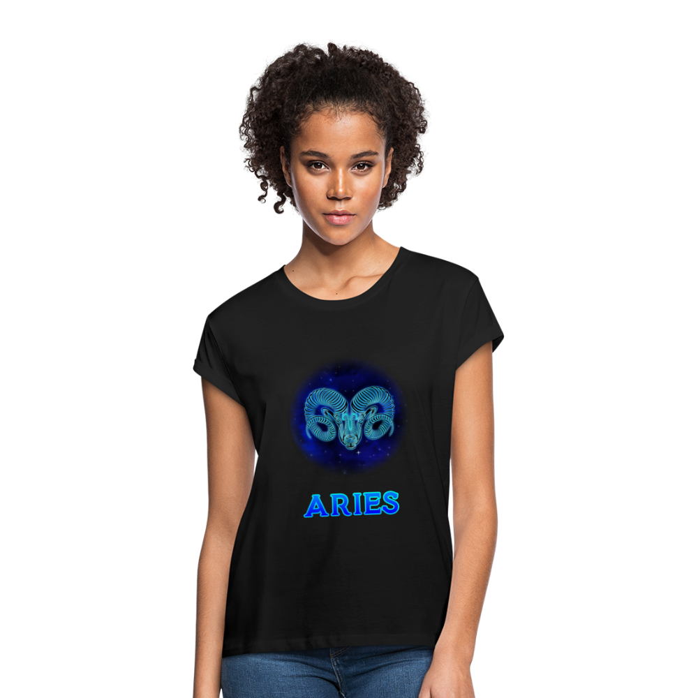 Women's Aries Relaxed Fit T-Shirt - black