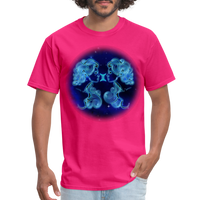 Thumbnail for Men's Stellar Gemini Classic T-Shirt - fuchsia