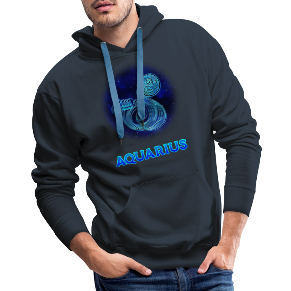 Men’s Aquarius Premium Hoodie - navy