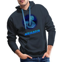 Thumbnail for Men’s Aquarius Premium Hoodie - navy