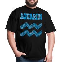 Thumbnail for Men's Power Words Aquarius Classic T-Shirt - black